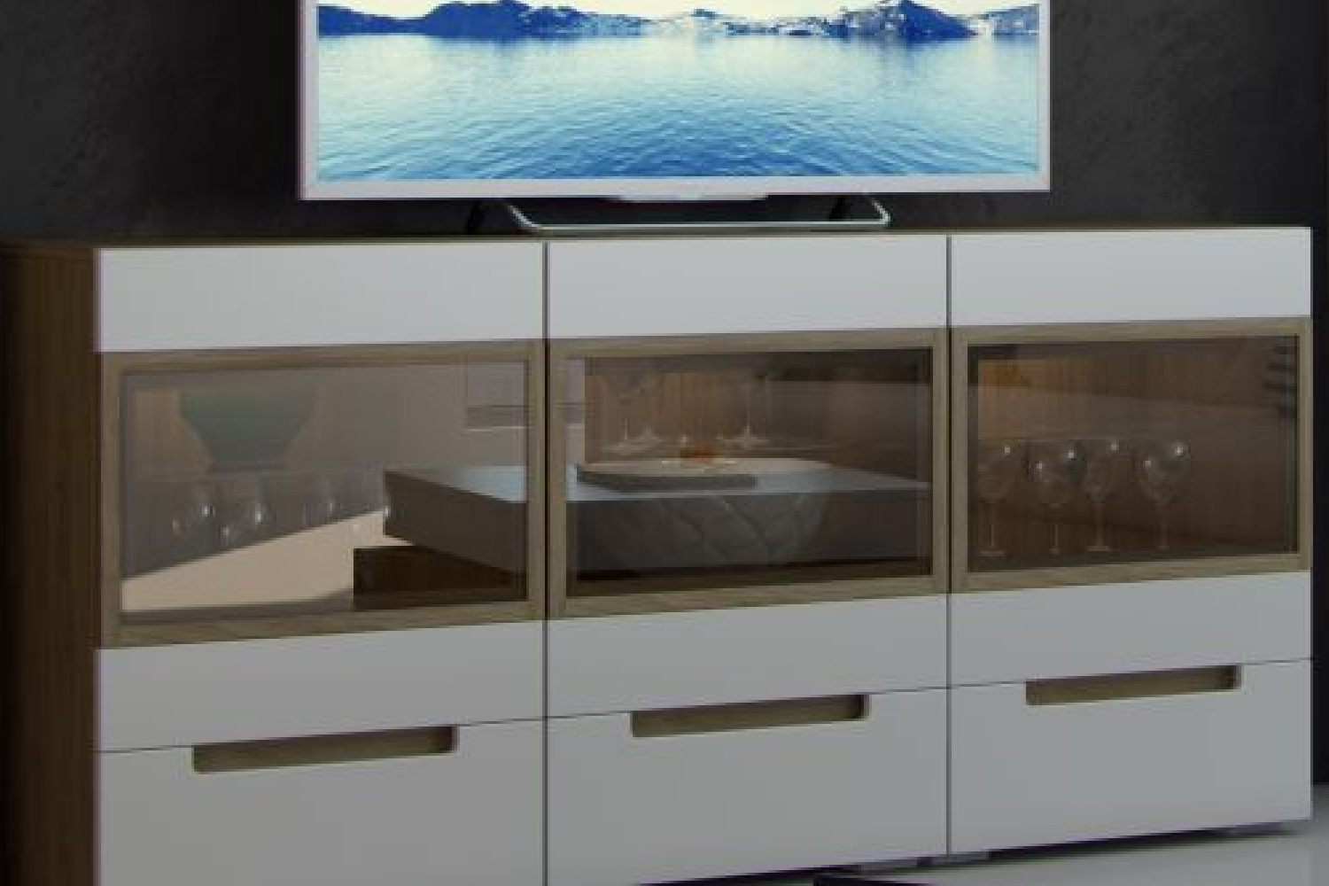 Тумбы - изображение №6 "Тумба Анри с выкатным ящиком"  на www.Angstrem-mebel.ru